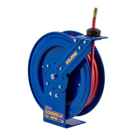 Coxreels Coxreels 3/8"x50' 300 PSI EZ-Coil Safety Series Spring Retractable Hose Reel EZ-P-LP-350
